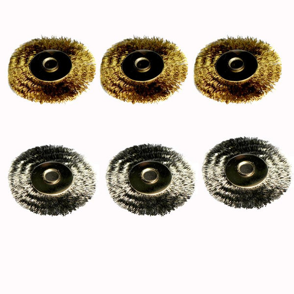24 Pcs Jewelry Unmounted Brass Polishing Brush