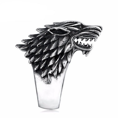 Ice Wolf House Stark Of Winterfell Ring