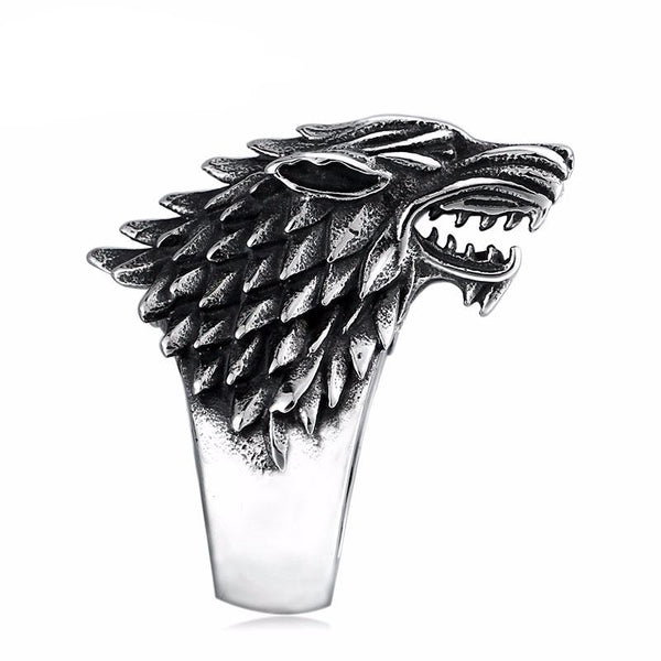 Ice Wolf House Stark Of Winterfell Ring