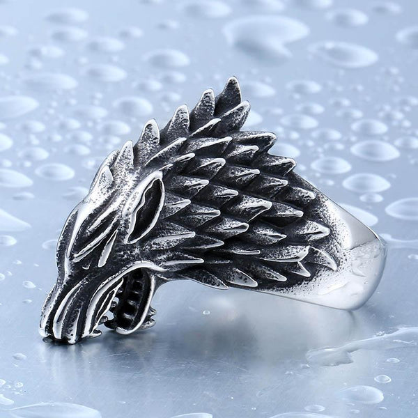 Ice Wolf House Stark Of Winterfell Ring