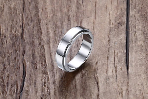 Double Loop Spinner Ring