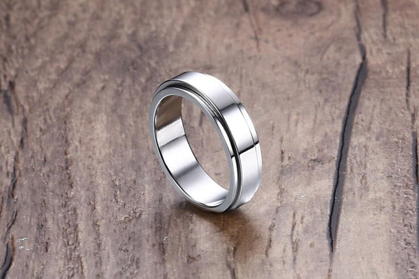 Double Loop Spinner Ring