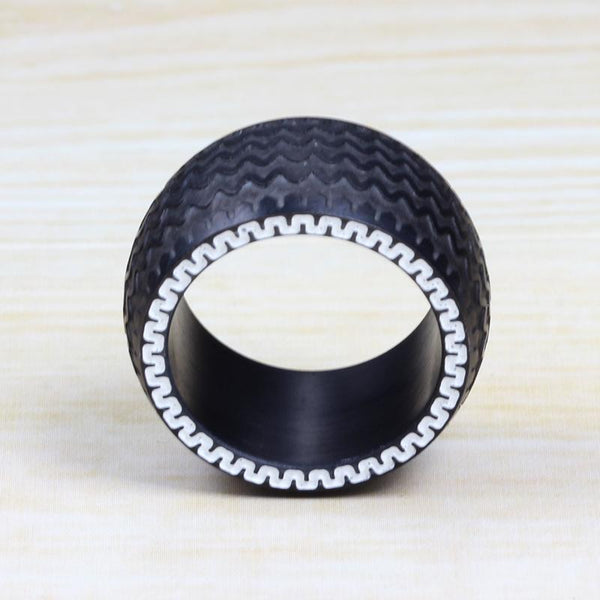 Black Gun Plated Tire Ring