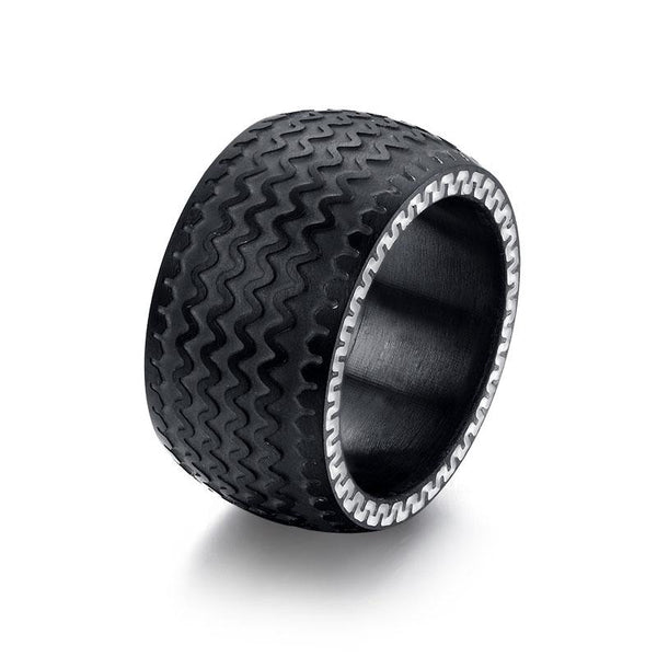 Black Gun Plated Tire Ring