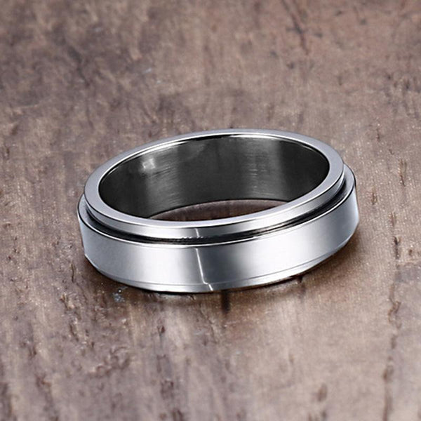 Double Loop Spinner Ring