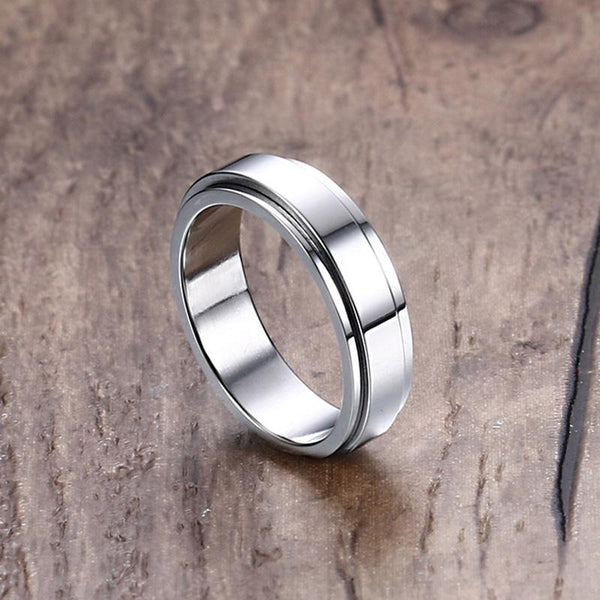 Double Loop Spinner Ring
