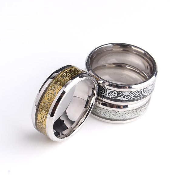 Carbon Fiber Dragon Rings