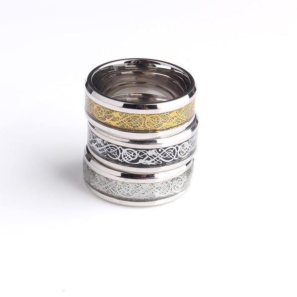 Carbon Fiber Dragon Rings