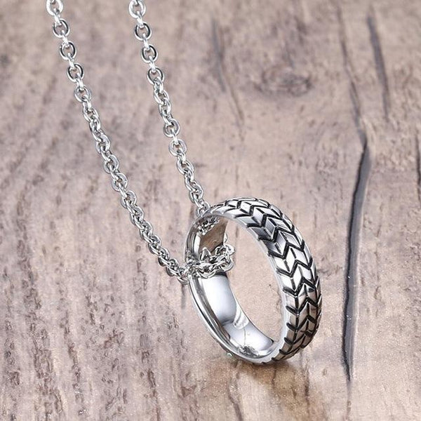 Tire Tread Style Grooved Ring